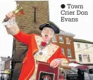  ?? Town Crier Don Evans ??