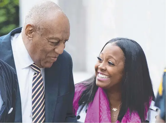  ?? Picture: AP ?? Bill Cosby arrives for his sexual assault trial with actress Keshia Knight Pulliam at the Montgomery County Courthouse.
