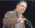  ?? SETH WENIG/AP ?? New York Gov. Andrew Cuomo’s office denies accusation­s that he sexually harassed an aide.