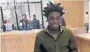  ?? DECEMBER: NEW ERA PROMOTIONS/COURTESY ?? Kodak Black is release in Florence, S.C., where he remains accused of assaulting a female fan.