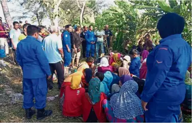  ??  ?? Safe harbour: The Rohingya refugees who have arrived at Perlis.