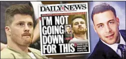  ??  ?? Statements made by James Rackover (far left) to a cop in killing of Joseph Comunale (left) will not be used against him.