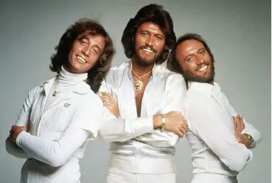  ??  ?? From left: Robin, Barry and Maurice Gibb, the focus of Marshall’s 2020 HBO doc The Bee Gees: How Can You Mend a Broken Heart.