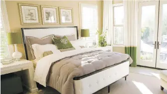  ?? DREAMSTIME ?? A new coat of light-colour paint can give your room a larger, airier look.