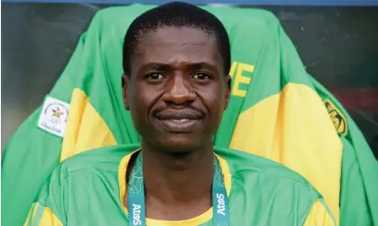  ?? ?? Shadreck Mlauzi, the coach of Zimbabwe’s women’s team, pictured at the Olympics in 2016. Photograph: Chung Sung-Jun/FIFA/Getty Images