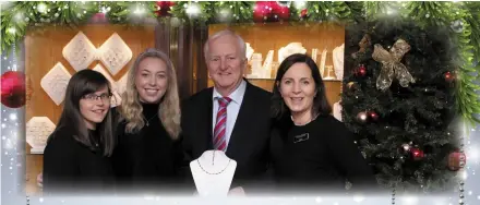  ??  ?? Evelyn Culhane, Katie Lehane, Billy and Ciara Nolan of Billy Nolan Jewellers, Tralee.