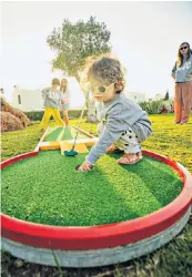  ?? ?? Get the hang of crazy golf at Martinhal Sagres, Portugal