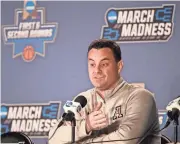  ?? KELVIN KUO, USA TODAY SPORTS ?? “All of us are judged by what happens in March,” says Arizona’s Sean Miller, who has reached four Elite Eights but never a Final Four.