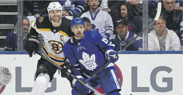  ?? CLAUS ANDERSEN/GETTY IMAGES ?? Wednesday’s game against the Boston Bruins will be the sixth career Game 7 in the NHL for Tomas Plekanec, but his first with the Toronto Maple Leafs.