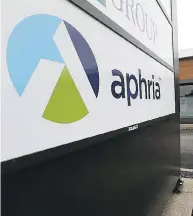  ?? POSTMEDIA NEWS FILES ?? The committee’s report called on Aphria to strengthen its corporate governance structure to manage potential conflicts of interest.