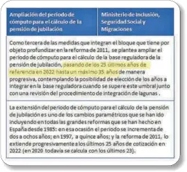  ??  ?? Texto del borrador del Plan de Recuperaci­ón en el que se detalla la propuesta de ampliar el plazo a 35 años.