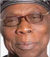  ??  ?? Obasanjo