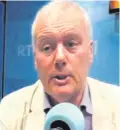  ??  ?? Apology: Kevin Myers on RTE