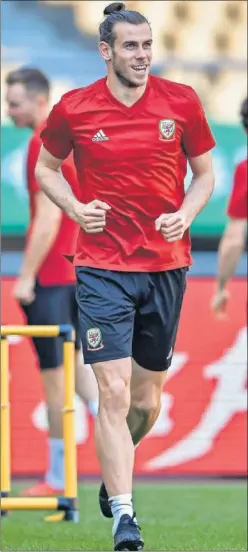  ??  ?? SU REFUGIO. Bale será el líder de Gales en la China Cup.
