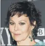  ??  ?? HELEN MCCRORY: The actress appeared in Peaky Blinders and the James Bond movie Skyfall.