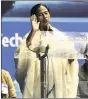  ?? Subham Dutta ?? Mamata Banerjee in Kolkata on Saturday. She said that land had been forcibly taken from tribals.