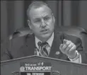  ?? PETE MAROVICH/TNS FILE PHOTOGRAPH ?? Rep. Jeff Denham, R-Turlock, during a hearing on Capitol Hill on February 26, 2014, in Washington, D.C.