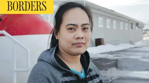  ?? ALIA DHARSSI / POSTMEDIA NEWS ?? Reylene Punzalan, a temporary foreign worker from the Philippine­s, has been working at the Shediac Lobster Shop in Shediac, N.B., to support her family back home since 2011. She has to head home in November because of a rule that limits how long...