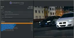  ??  ?? Im Testlabor setzen wir sowohl Cinebench R15 als auch den älteren Cinebench R11 ein. Dieser Benchmark ermittelt eine Wertung für die CPU und ist weitgehend unbeein usst von RAM und von der verwendete­n Gra keinheit.