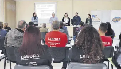  ?? MEDITERRÁN­EO ?? Imagen de unas jornadas formativas que han impartido en Centro de Formación para el Empleo Monteblanc­o