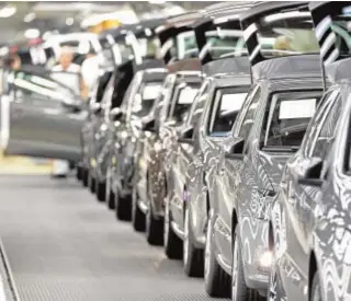 ?? // EFE ?? Varios modelos Polo en la planta de Volkswagen Navarra