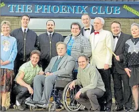  ??  ?? TV MAGIC: Peter, Dave and Paddy among Phoenix Nights cast
