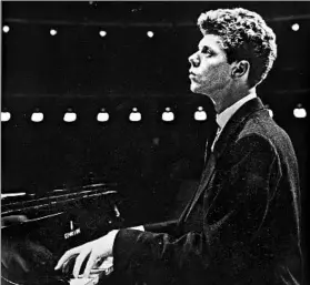  ??  ?? Young Van Cliburn performs. Undated photo provided by the Van Cliburn Foundation.