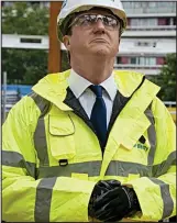  ?? Richard Warner, Edinburgh. ?? Safety first: David Cameron in hi-viz kit At Work regulation­s — both of which required bosses to guard against potential industrial hazards — ensured their use in the workplace.