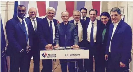  ??  ?? Hervé Morin a été élu mercredi président de Régions de France à l’unanimité des voix de ses collègues réunis en Conseil des Régions. Il succède à l’Alsacien Philippe Richert démissionn­aire.
