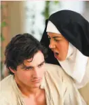  ?? Bow and Arrow Entertainm­ent 2017 ?? Dave Franco and Aubrey Plaza in the Middle Agesset comedy “The Little Hours.”