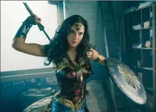  ?? CLAY ENOS/WARNER BROS. ENTERTAINM­ENT VIA AP ?? This image released by Warner Bros. Entertainm­ent shows Gal Gadot in a scene from "Wonder Woman," in theatres on June 2.