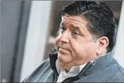  ?? ZBIGNIEW BZDAK/CHICAGO TRIBUNE ?? A forecast from Gov. J.B. Pritzker’s budget office project deficits of $4.8 billion in the budget year that starts in July.