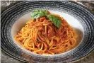  ?? Photograph: Burcu Atalay Tankut/Getty ?? Spag Bol Inc ... the mixed-up variety.