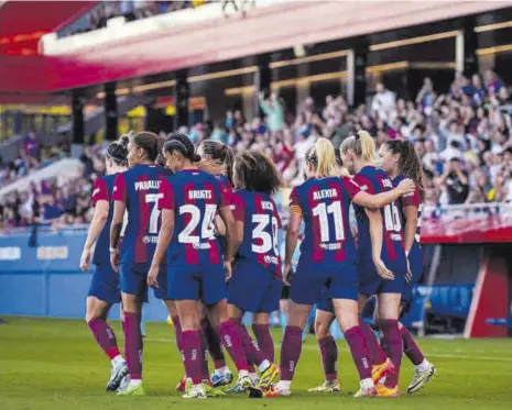  ?? // FCB ?? El Barça respondió al empate del Villarreal con un tramo final de partido brutal