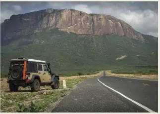  ??  ?? Northern Kenya repeatedly dished up unexpected rocky mountains.