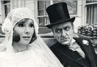  ?? BBC FILES ?? Susan Hampshire as Fleur and Eric Porter as Soames in the 1967 television series The Forsyte Saga.