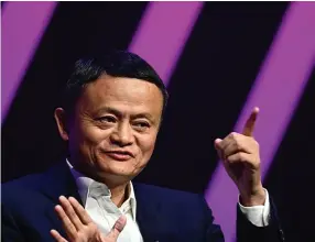  ??  ?? Chinese tycoon, Jack Ma