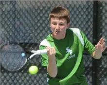  ?? Lake Fong/Post-Gazette ?? Jacob Patterson of South Fayette opens the season as one of the favorites to win the WPIAL Class 3A individual title.