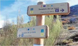  ?? ABC ?? El sendero de La Luca es uno de los contemplad­os en el circuito
RUTA DEL CASTILLO DE MALDEGOLLA­DO (17 DE OCTUBRE EN LOS BLÁZQUEZ)