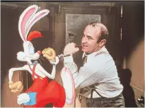  ?? DISNEY ?? BOTTOM LEFT: Bob Hoskins stars in “Who Framed Roger Rabbit,” a film that revolution­ized modern animation in the late ’80s.