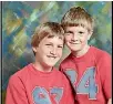  ?? SWAINSON/WOODS COLLECTION ?? These two boys had their photograph taken at Woodleigh School in 1984. They were not identified last week.