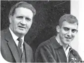  ??  ?? Cammy Fraser alongside Jock Stein at East End Park