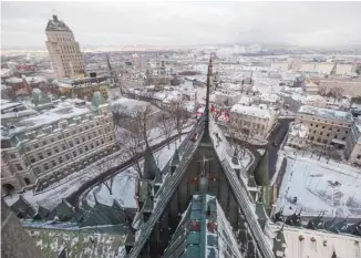  ?? RENAUD PHILIPPE LE DEVOIR ?? La Ville de Québec souhaite procéder rapidement pour avoir sa part des fonds qui sont actuelleme­nt disponible­s à Québec et à Ottawa.