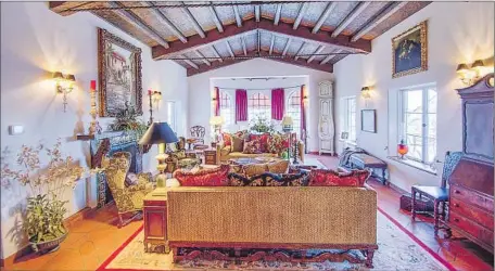  ?? Photograph­s by Chase Huisman ?? THE 1930
Mediterran­ean-style house in Pomona, listed at $1.495 million, has four bedrooms, five bathrooms and 5,943 square feet.