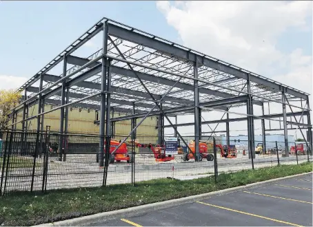  ?? NICK BRANCACCIO ?? Ellwood Specialty Metals has plans for a 15,300-square-foot addition. The small steel supply company, located off Central Avenue in the 3200 block of St. Etienne Boulevard, is being recommende­d for city assistance for the new expansion.