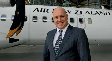  ?? STUFF ?? Air New Zealand chief executive Christophe­r Luxon told staff in January that although the airline’s full-year profit downgrade was disappoint­ing, new destinatio­ns were on the horizon.