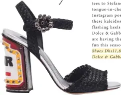  ??  ?? Shoes Dhs11,830 Dolce &amp; Gabbana