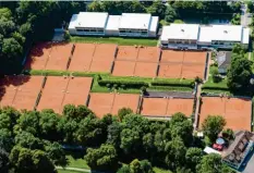  ?? Foto: Ulrich Wagner ?? Die vier Tennishall­en auf der Anlage des TC Augsburg sind längst nicht mehr zeitgemäß.