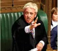  ?? ?? ORDER Speaker Bercow in action