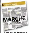  ??  ?? Il dossier Marche La cover dello speciale